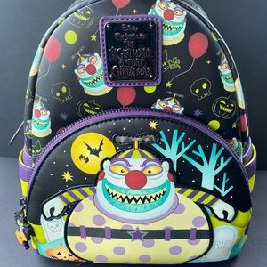 Nightmare Before Christmas Loungefly Mini Backpack Clown with the Tear Away Face